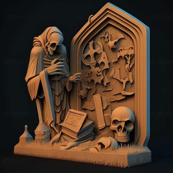 3D модель Игра Хранитель кладбища (STL)